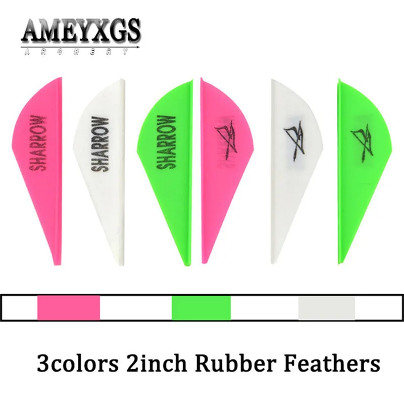 100pcs 2inch Rubber Feathers Arrow Feather Drop-shape Vanes Shooting DIY Arrow Sahft Fletches For Hunting Archery Accessories
100pcs 2inch Rubber Feathers Arrow Feather Drop-shape Vanes Shooting DIY Arrow Sahft Fletches For Hunting Archery Accessories