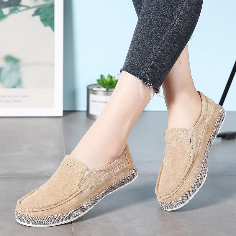 Plardin New Handmade Leather Women Light shoes Sewing Flats Moccasins Loafers Ballet Flats Women Comfortable Soft Casual Shoes
Plardin New Handmade Leather Women Light shoes Sewing Flats Moccasins Loafers Ballet Flats Women Comfortable Soft Casual Shoes