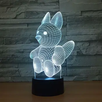 Squirrel 3D Night Light Touch Acrylic Visual Light LED 7 Color Gradient Atmosphere Light 1379
Squirrel 3D Night Light Touch Acrylic Visual Light LED 7 Color Gradient Atmosphere Light 1379