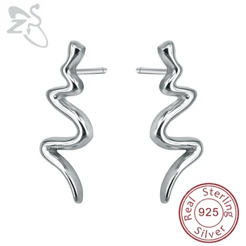 ZS New Snake Earrings Helix 925 Silver Accessories Women Snake Studs Earring for Ladies Argent 925 Earrings for Woman Men Brinco
ZS New Snake Earrings Helix 925 Silver Accessories Women Snake Studs Earring for Ladies Argent 925 Earrings for Woman Men Brinco