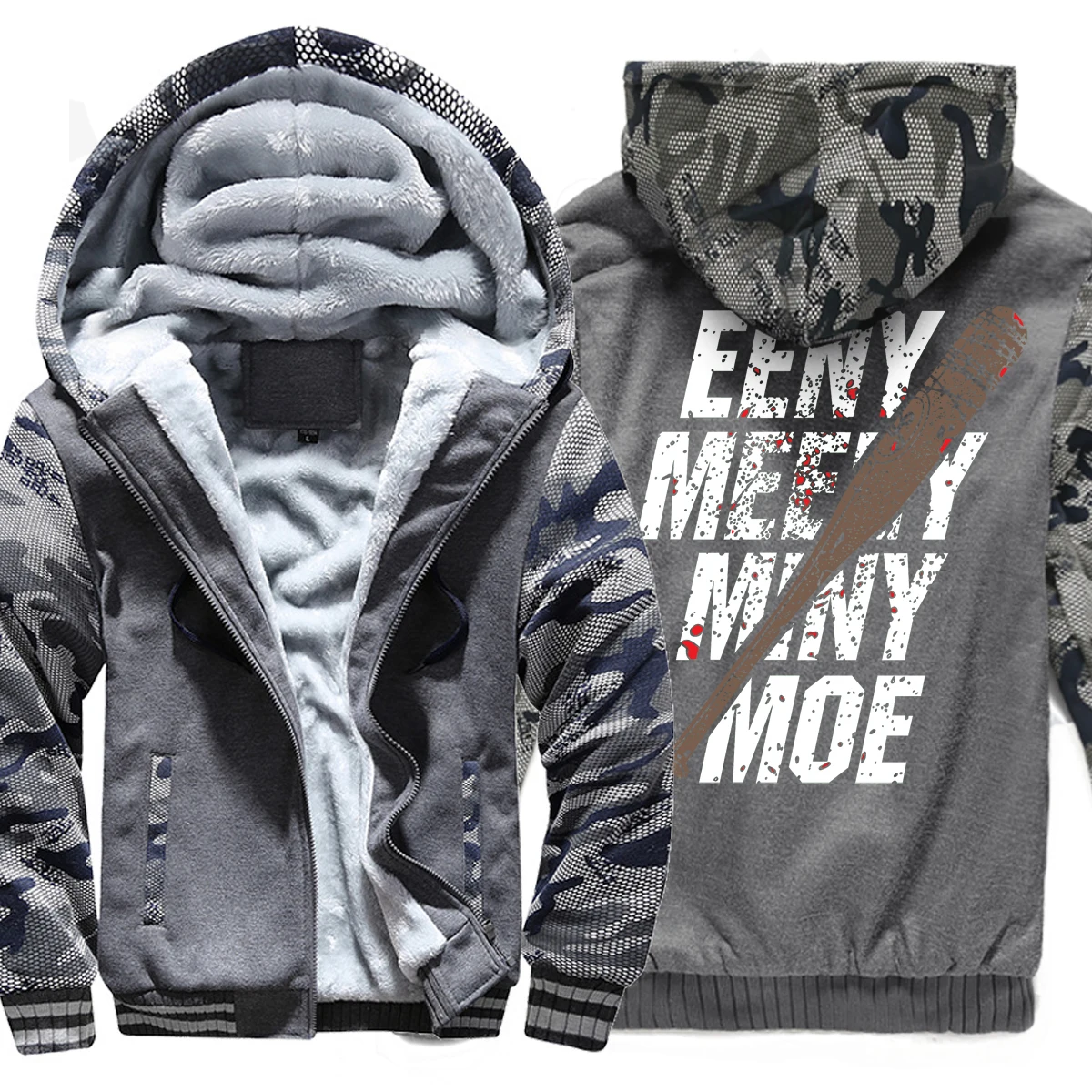 Sweatshirts Men Print Eeny Meeny Miny Moe Negan Lucille Zombie hoodies Hoody 2019 Hot Sale Winter Thick Hoodie Men Sweatshirt
Sweatshirts Men Print Eeny Meeny Miny Moe Negan Lucille Zombie hoodies Hoody 2019 Hot Sale Winter Thick Hoodie Men Sweatshirt