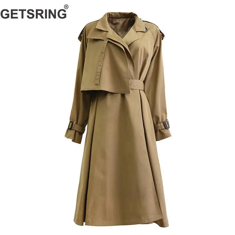 GETSRING Womens Trench Coats Khaki Windbreaker Long Sleeve Belt Long Coat Spring Trench Coat All Match Female Overcoat 2019 New
GETSRING Womens Trench Coats Khaki Windbreaker Long Sleeve Belt Long Coat Spring Trench Coat All Match Female Overcoat 2019 New