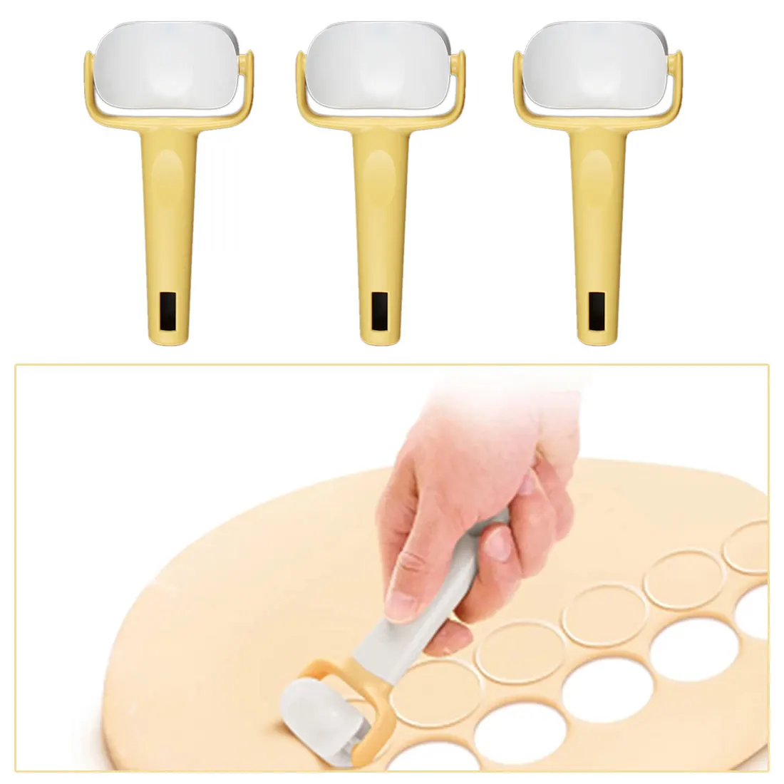 Pie Mold Plastic Icing Spatula Round Cookie Cutter Rolling Biscuit Cutting Pastry Blade Circle Dough Cutter Dumpling Mold Make
Pie Mold Plastic Icing Spatula Round Cookie Cutter Rolling Biscuit Cutting Pastry Blade Circle Dough Cutter Dumpling Mold Make