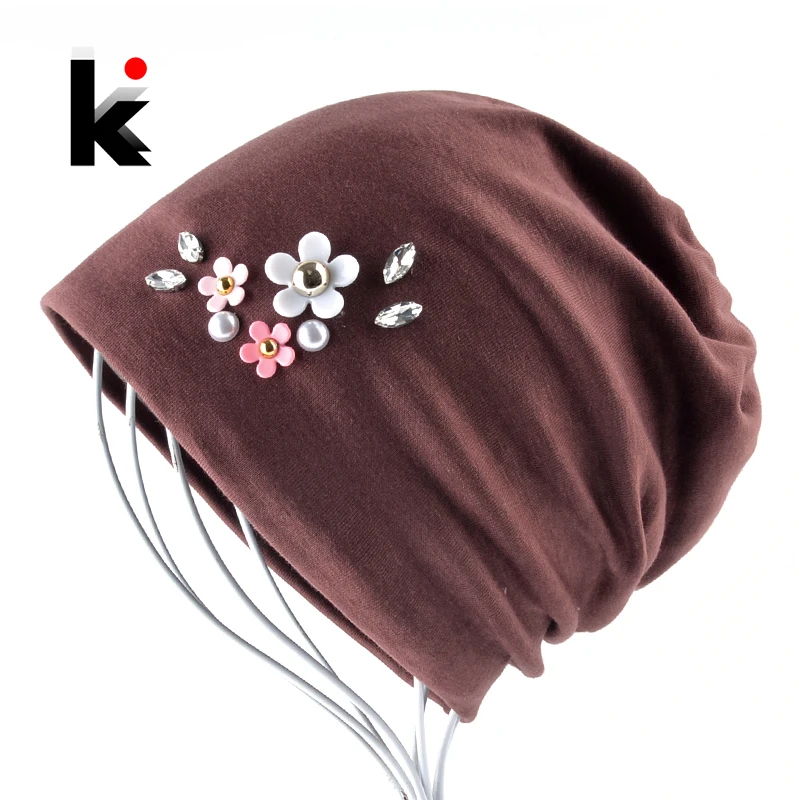 Solid Color Hat For Women Rhinestone Flower Beanies Skullies Ladies Elegant Beanie Cap Female Spring Autumn Bonnet Gorras Chapeu
Solid Color Hat For Women Rhinestone Flower Beanies Skullies Ladies Elegant Beanie Cap Female Spring Autumn Bonnet Gorras Chapeu