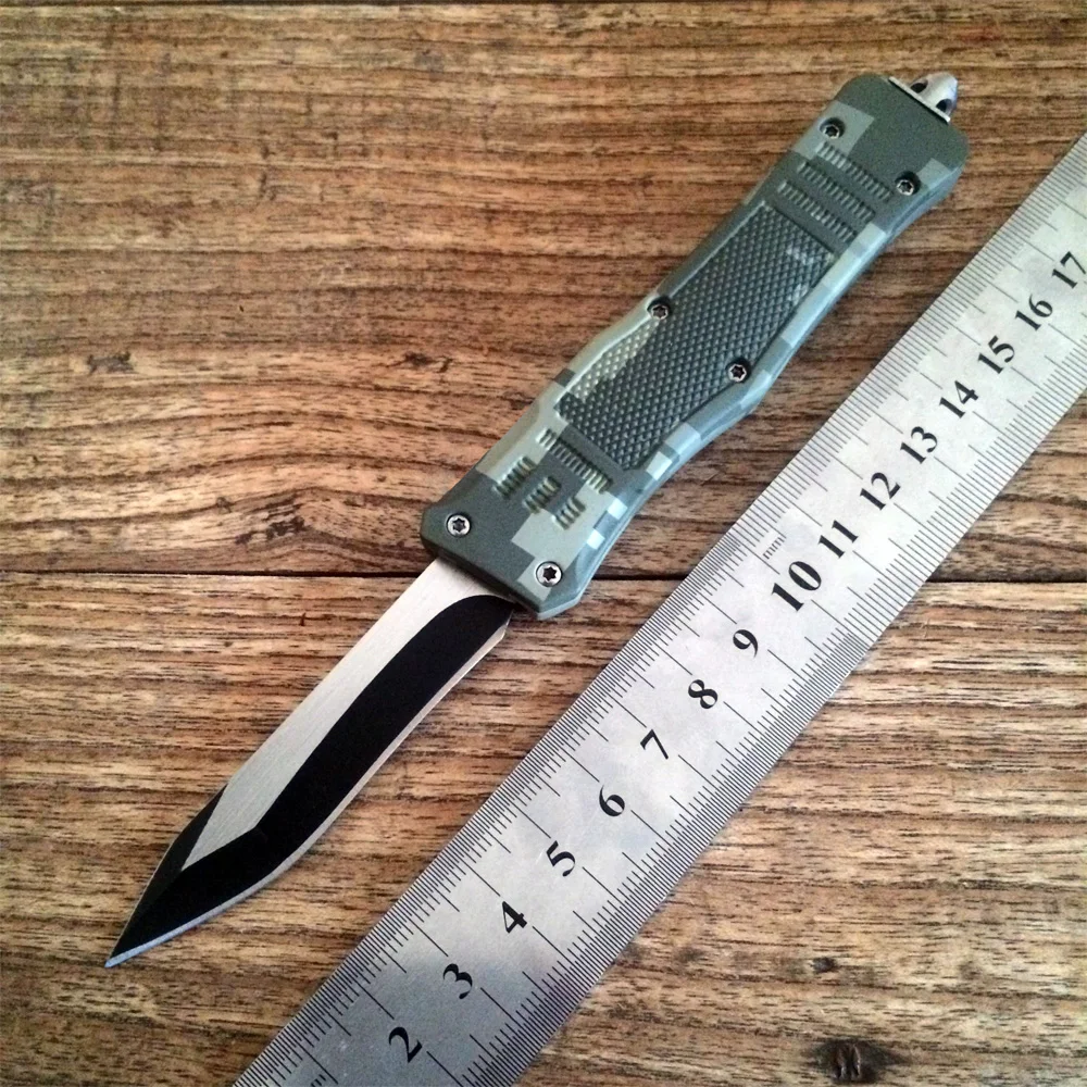 DX Version Top quality mini 616 Camo Zinc Aluminum Handle 440 blade Tactical hunting Survival EDC Knife
DX Version Top quality mini 616 Camo Zinc Aluminum Handle 440 blade Tactical hunting Survival EDC Knife