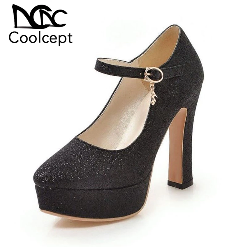 Coolcept Hot New High Heels Shoes Women Pumps Wedding Party Shoes Platform Fashion Women Shoes High Heels 12cm Size 32-43
Coolcept Hot New High Heels Shoes Women Pumps Wedding Party Shoes Platform Fashion Women Shoes High Heels 12cm Size 32-43