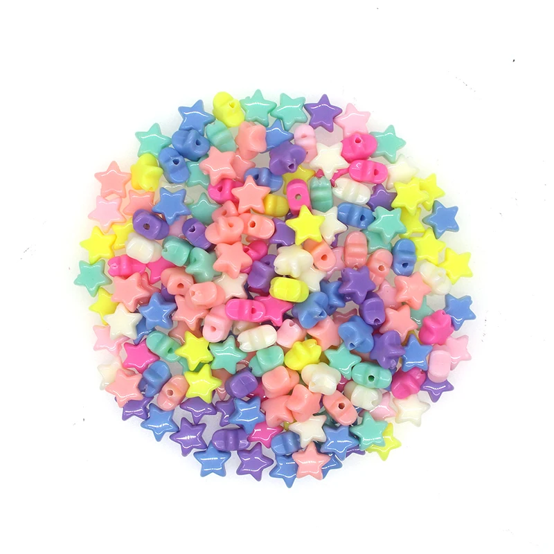 SHINE 100pcs/lot 11mm Big Hole Star Shape Spring Color Acrylic Beads Scrapbook Sewing Buttons DIY Material Findings BD0015
SHINE 100pcs/lot 11mm Big Hole Star Shape Spring Color Acrylic Beads Scrapbook Sewing Buttons DIY Material Findings BD0015