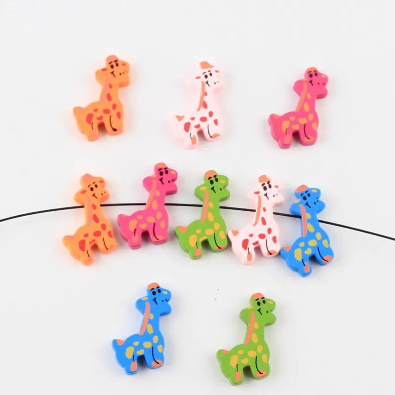 DIY 30Pcs Mixed Color Wood Spacer Beads For Jewelry Making Giraffe Wooden Beads For Baby Craft Toys
DIY 30Pcs Mixed Color Wood Spacer Beads For Jewelry Making Giraffe Wooden Beads For Baby Craft Toys