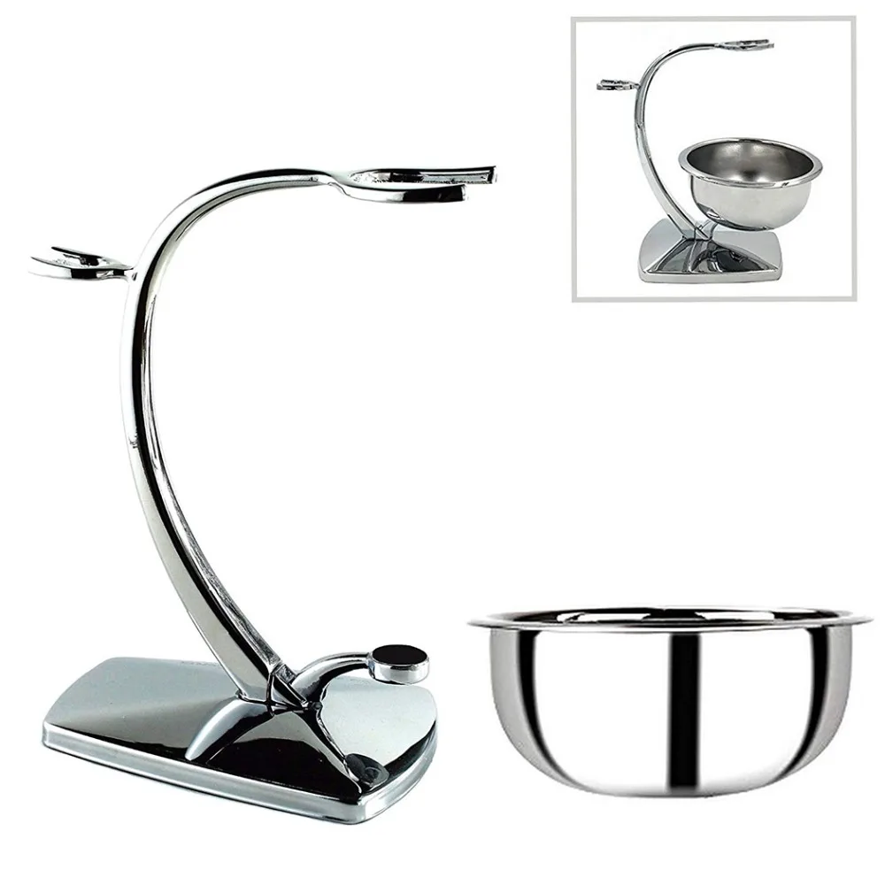 Luxury Premium Quality Set of Chrome Shaving Stand with Shaving Bowl Compatible with MOST Manual Razors and Brushes
Luxury Premium Quality Set of Chrome Shaving Stand with Shaving Bowl Compatible with MOST Manual Razors and Brushes