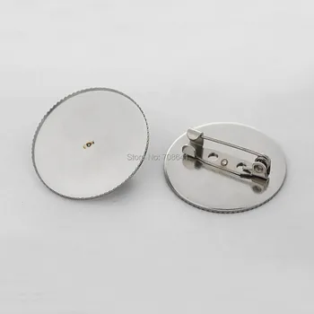 Stainless Steel Brooches Pins Blank Settings with 25mm Round Bezel Brooch Bases Resin Cameo Cabochons Bases DIY Jewelry Findings
Stainless Steel Brooches Pins Blank Settings with 25mm Round Bezel Brooch Bases Resin Cameo Cabochons Bases DIY Jewelry Findings