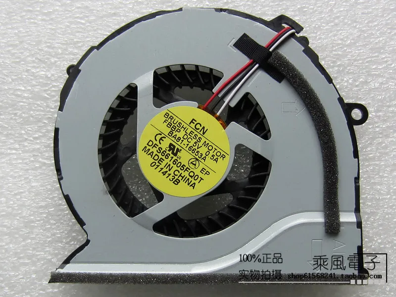 SSEA New CPU Cooling cooler Fan for SAMSUNG NP550 NP550P5C NP550P7C NP-550P5C NP-550P7C laptop fan P/N DFS661605FQ0T
SSEA New CPU Cooling cooler Fan for SAMSUNG NP550 NP550P5C NP550P7C NP-550P5C NP-550P7C laptop fan P/N DFS661605FQ0T