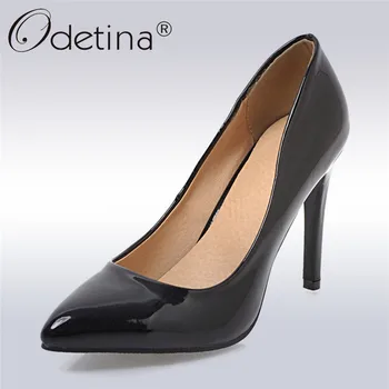 Odetina New Fashion Women Classics High Heels Pumps Sexy Pointed Toe Slip On Shoes Solid Elegant Party Shoes Big Size 34-43
Odetina New Fashion Women Classics High Heels Pumps Sexy Pointed Toe Slip On Shoes Solid Elegant Party Shoes Big Size 34-43