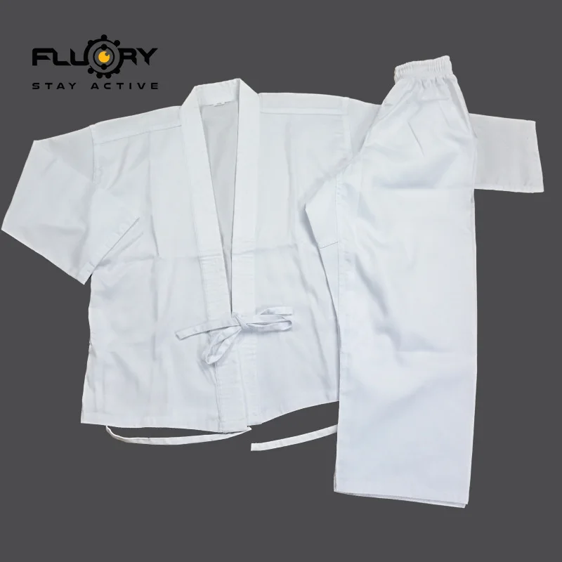 Professional karate uniform adult male and female children cotton karate suits white Tae kwon do uniforms
Professional karate uniform adult male and female children cotton karate suits white Tae kwon do uniforms