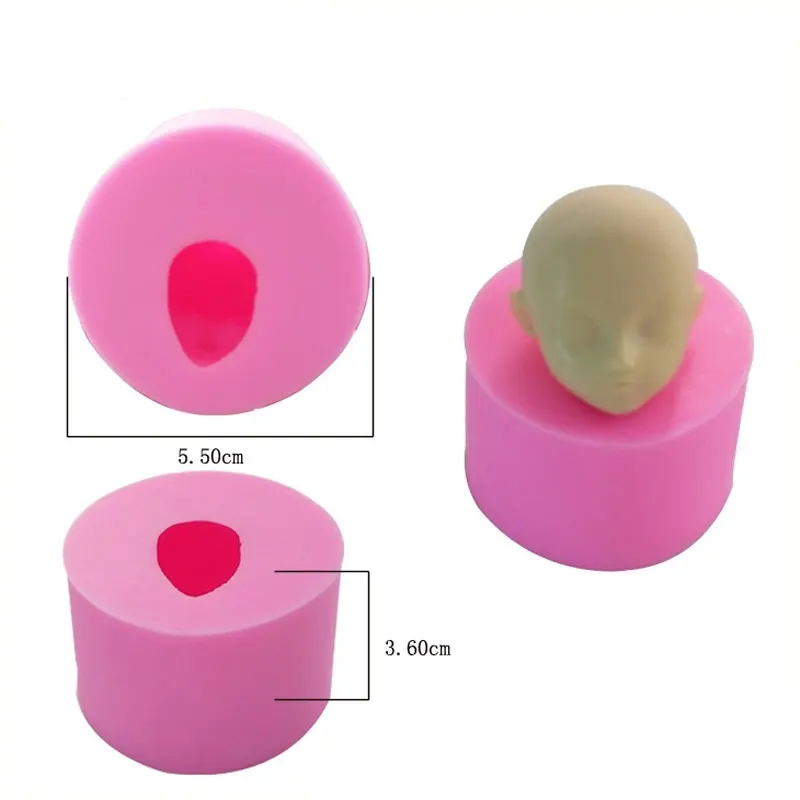 3D Baby Face Shape Silicone Mold Chocolate Candles Cake Mould Handmade Soap Molds MF176
3D Baby Face Shape Silicone Mold Chocolate Candles Cake Mould Handmade Soap Molds MF176