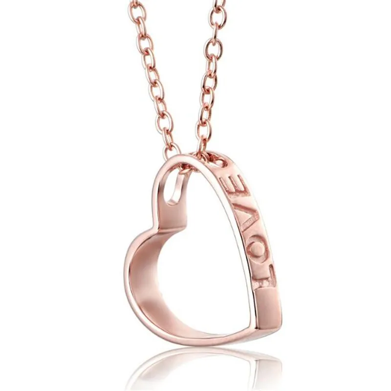 New Hot Christmas Birthday Gift 18K Gold Hollow Heart Necklace Pendant Rose Gold Color Heart Necklace Accessory 0.81g
New Hot Christmas Birthday Gift 18K Gold Hollow Heart Necklace Pendant Rose Gold Color Heart Necklace Accessory 0.81g