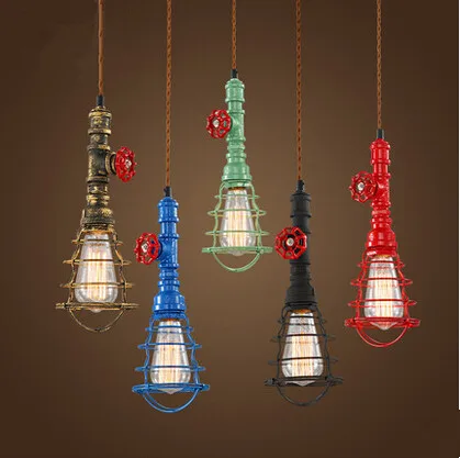 Retro Loft Industrial Lighting Edison Vintage Pendant Lights Fxitures Dinning Room Rope Pipe Lamp 5 Color Suspension Luminaire
Retro Loft Industrial Lighting Edison Vintage Pendant Lights Fxitures Dinning Room Rope Pipe Lamp 5 Color Suspension Luminaire