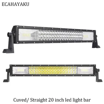 1pcs 3 Rows 20 inch Curved Car LED Bar Work Light Combo Beam 12V 24V waterproof Bumper Led Bar Light for Offroad 4x4 ATV Pick-up
1pcs 3 Rows 20 inch Curved Car LED Bar Work Light Combo Beam 12V 24V waterproof Bumper Led Bar Light for Offroad 4x4 ATV Pick-up