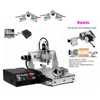110/220V 3D CNC Router 3040 USB 800W Spindle Motor 4 Axis Metal Carving Machine Support Windows 7 8 10 system
110/220V 3D CNC Router 3040 USB 800W Spindle Motor 4 Axis Metal Carving Machine Support Windows 7 8 10 system