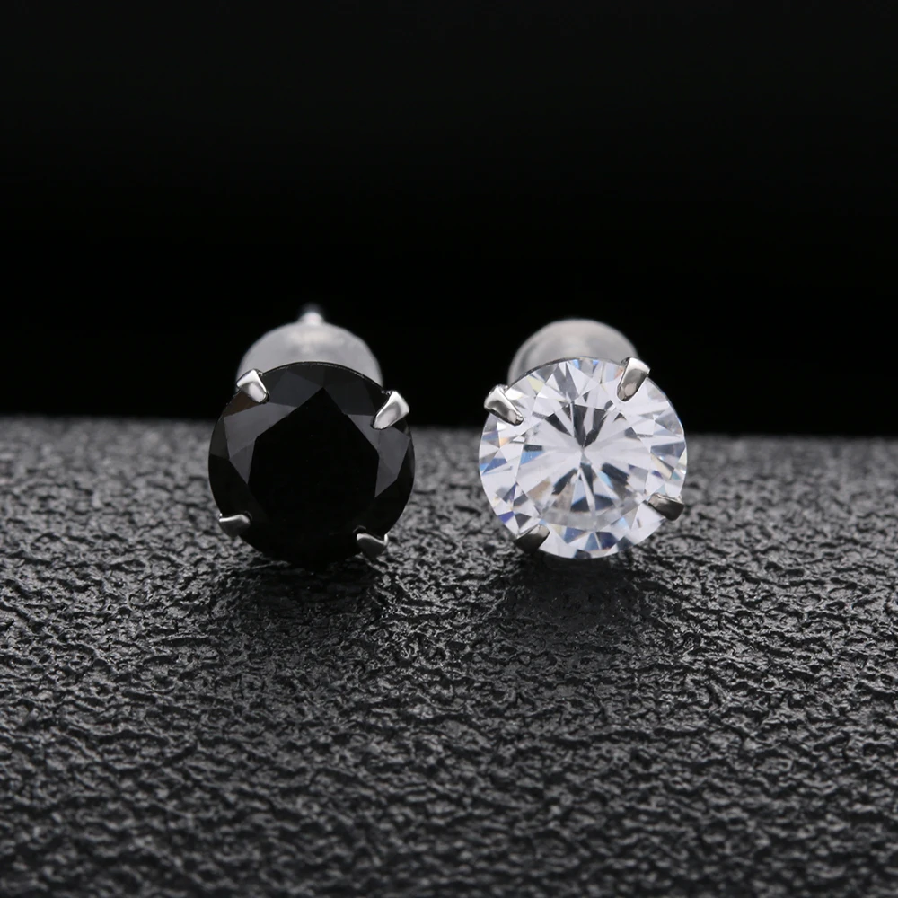 2019 Unisex Men Momen Cubic Zircon Earrings Crystal Rhinestones Ear Studs Jewelry Fashion Jewelry 3mm 4mm 5mm 6mm Silver Earring
2019 Unisex Men Momen Cubic Zircon Earrings Crystal Rhinestones Ear Studs Jewelry Fashion Jewelry 3mm 4mm 5mm 6mm Silver Earring