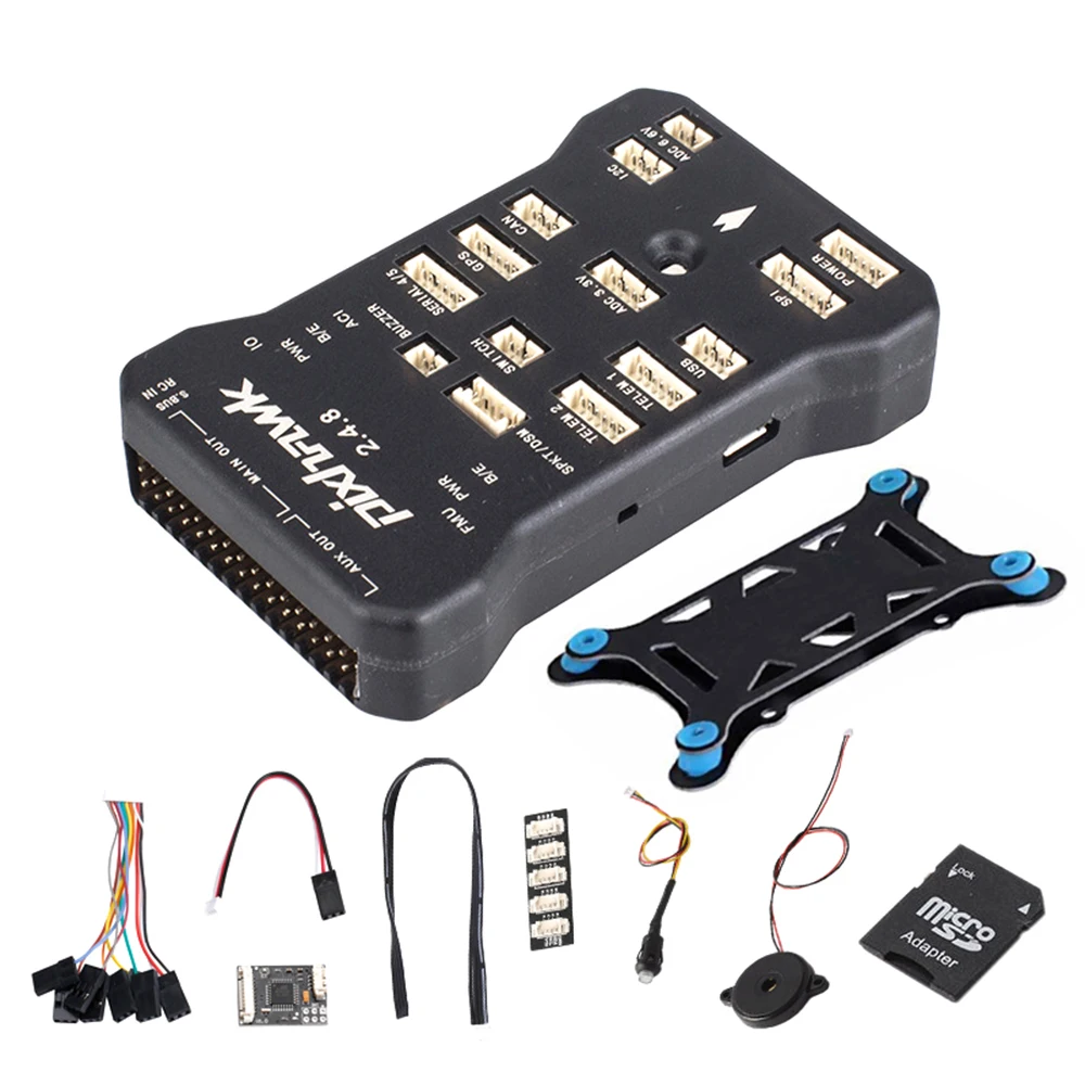 Pixhawk PX4 PIX 2.4.8 32 Bit Flight Controller Autopilot with 4G SD Safety Switch Buzzer PPM I2C Damping plate for RC Quadcopter
Pixhawk PX4 PIX 2.4.8 32 Bit Flight Controller Autopilot with 4G SD Safety Switch Buzzer PPM I2C Damping plate for RC Quadcopter