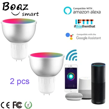 Boaz-EC 2pcs Tuya Smart Wifi GU5.3 Spotlight Led Bulb RGBW Voice Control Alexa Echo Google Home IFTTT Tuya Smart
Boaz-EC 2pcs Tuya Smart Wifi GU5.3 Spotlight Led Bulb RGBW Voice Control Alexa Echo Google Home IFTTT Tuya Smart
