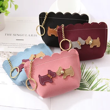 JANE'S LEATHER Creative Couple Puppy Design Women Coin Purse Keychain Small Change Wallet Zipper Clutch Cards Bills Cash Bags
JANE'S LEATHER Creative Couple Puppy Design Women Coin Purse Keychain Small Change Wallet Zipper Clutch Cards Bills Cash Bags