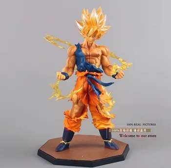 Anime Dragon Ball Z Super Saiyan Son Goku PVC Action Figure Collectible Toy 17CM
Anime Dragon Ball Z Super Saiyan Son Goku PVC Action Figure Collectible Toy 17CM