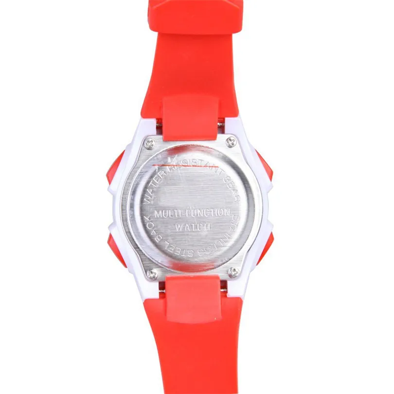 2019 Kid Watches Children Boys Girls Swimming Sports Smart Digital Wrist Watch Waterproof Red Stopwatch Time #4m14 (10)