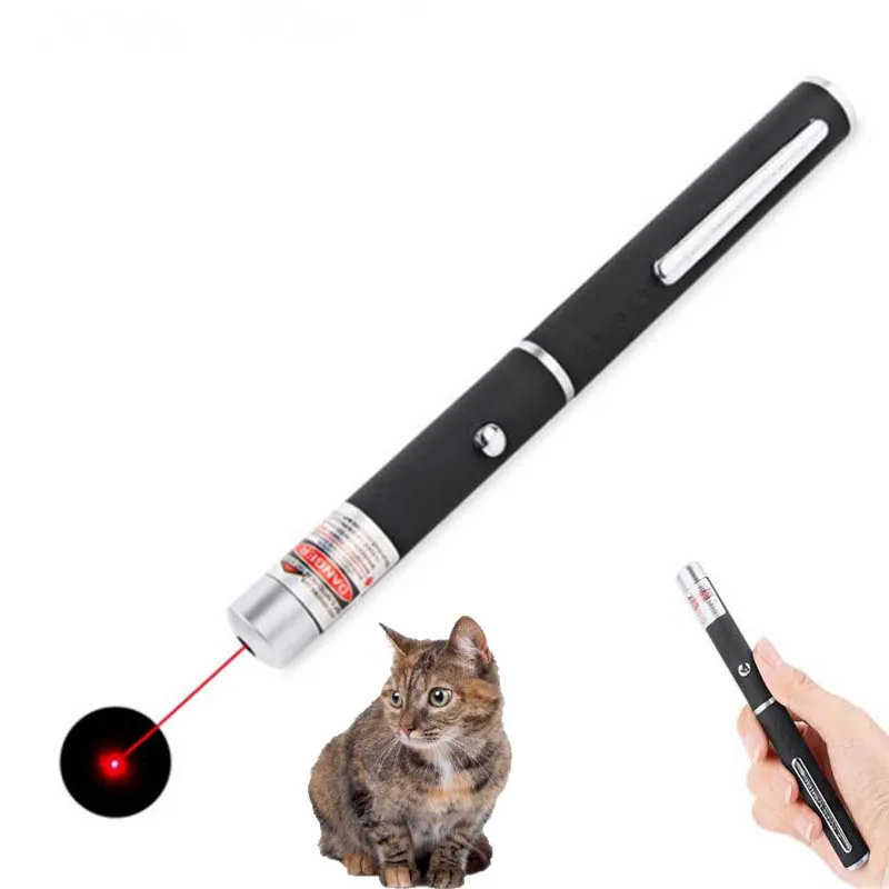 Фото Игрушка для кошек лазерная указка ручка 5 мВт красный точечный лазерный