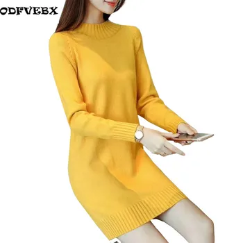 7colors optional New Half high collar Elasticity sweater women's winter sweater loose Korean long warm casual sweater Female Top
7colors optional New Half high collar Elasticity sweater women's winter sweater loose Korean long warm casual sweater Female Top