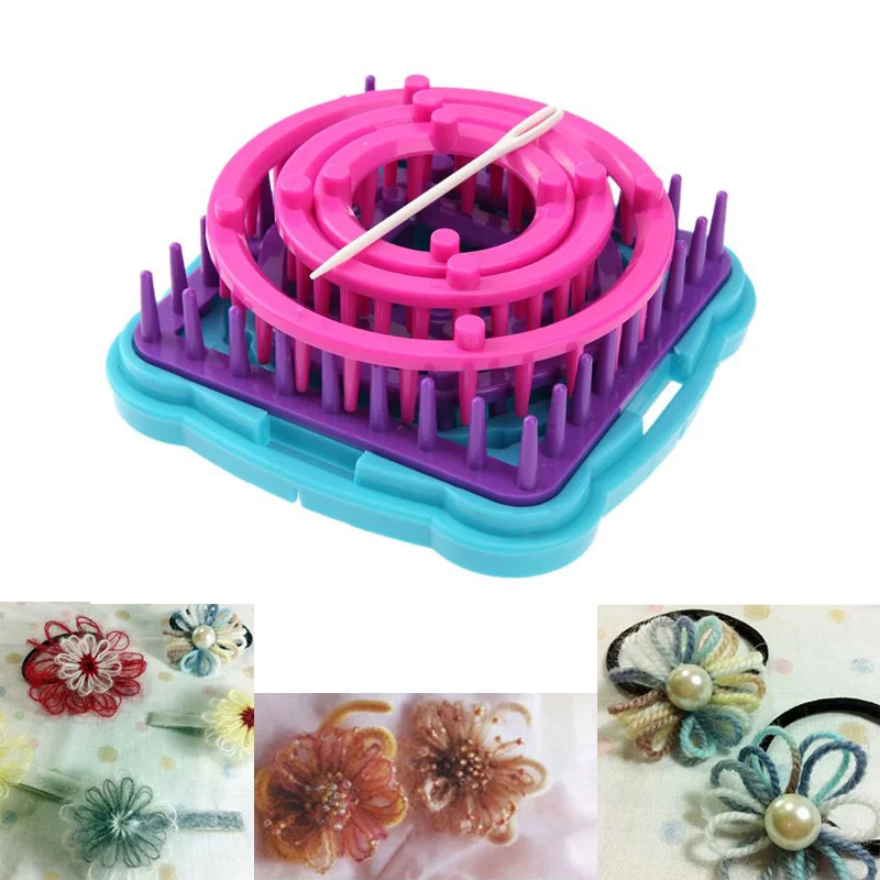 DIY Handmade Knitting Tools for Hat Sweater Flower Weaving Craft Plastic Round Knitting Loom Weaving Tools
DIY Handmade Knitting Tools for Hat Sweater Flower Weaving Craft Plastic Round Knitting Loom Weaving Tools