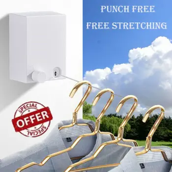 Indoor Outdoor Retractable Laundry Clothesline Washing Clothes Line 20KG New Clothes Line
Indoor Outdoor Retractable Laundry Clothesline Washing Clothes Line 20KG New Clothes Line