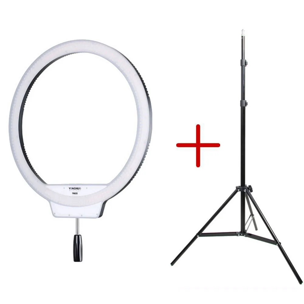 Yongnuo YN608 5500K Photographic Wireless Video Ring SMD LED Light For Portrait Macro Selfie with Handle Grip for Photo Studio 
Yongnuo YN608 5500K Photographic Wireless Video Ring SMD LED Light For Portrait Macro Selfie with Handle Grip for Photo Studio