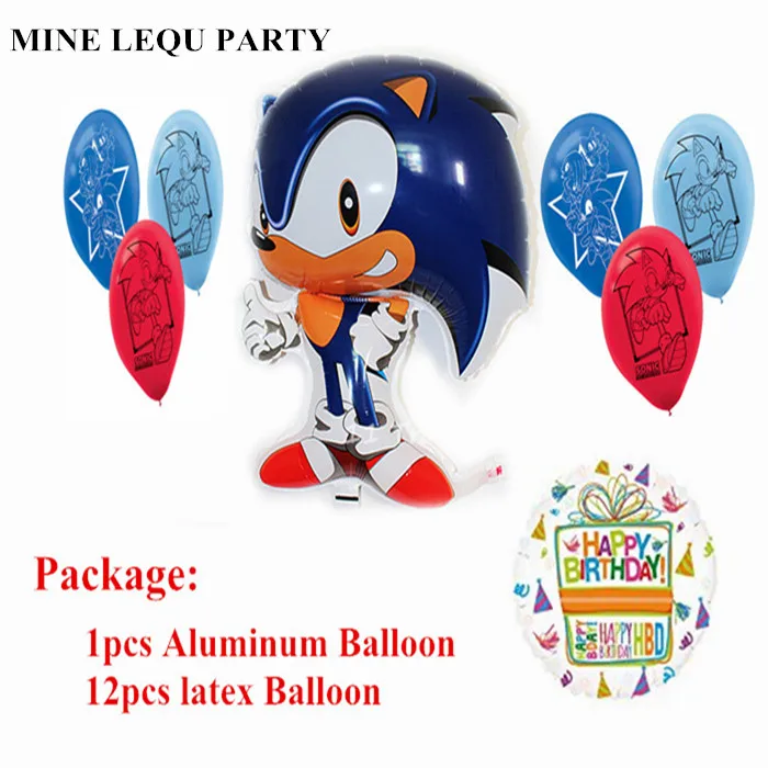 13pcs Classic Toys Inflatable Sonic Balloons Party Decorations Mylar Balloons Cartoon Character Helium Balloons latex balloons
13pcs Classic Toys Inflatable Sonic Balloons Party Decorations Mylar Balloons Cartoon Character Helium Balloons latex balloons