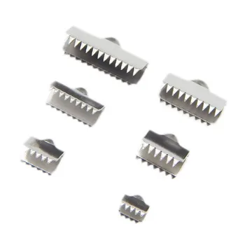 50pcs Stainless Steel Fastener Clasps Fitting Flat Leather Cord Silver Tone End Caps Clip Clasps Jewelry Making Component B
50pcs Stainless Steel Fastener Clasps Fitting Flat Leather Cord Silver Tone End Caps Clip Clasps Jewelry Making Component B