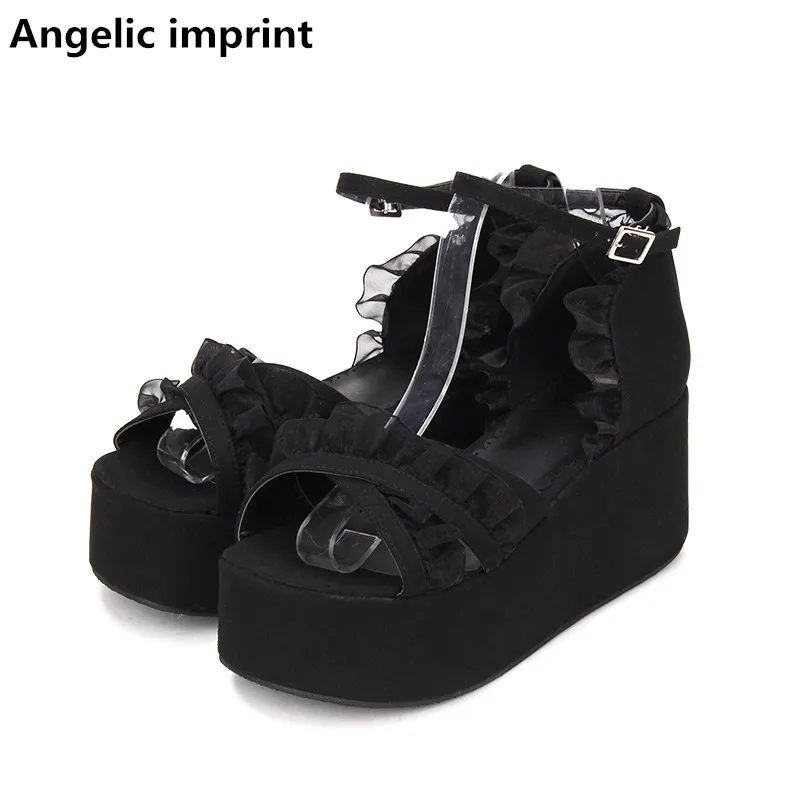 Angelic imprint handmade woman mori girl lolita cosplay shoes lady low heels pumps women princess dress single shoe cross-tied
Angelic imprint handmade woman mori girl lolita cosplay shoes lady low heels pumps women princess dress single shoe cross-tied