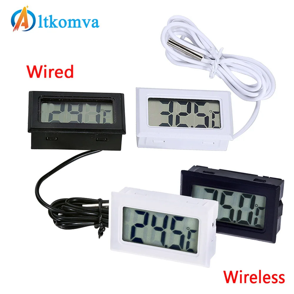 Mini Digital LCD Thermometer Sensor Convenient Hygrometer Gauge Refrigerator Aquarium Monitoring Display Humidity Detector
Mini Digital LCD Thermometer Sensor Convenient Hygrometer Gauge Refrigerator Aquarium Monitoring Display Humidity Detector