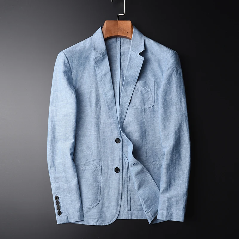 TANG High Quality New Arrival Blazer Man New Linen Suit Jacket Autumn Casual Mianma Male Single Breasted Size M-L-XL-2XL-4XL
TANG High Quality New Arrival Blazer Man New Linen Suit Jacket Autumn Casual Mianma Male Single Breasted Size M-L-XL-2XL-4XL
