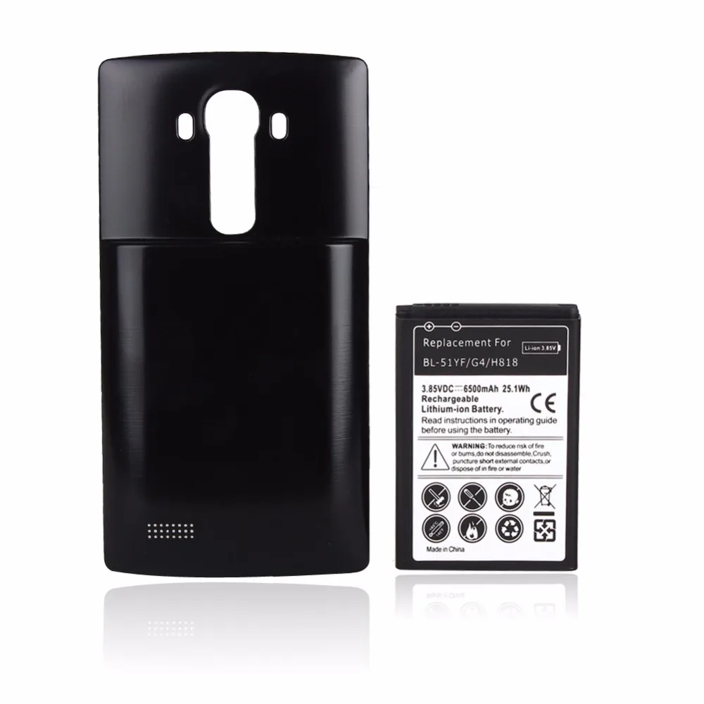 High Capacity 6500mah Li-ion Extended Battery Batteria for LG G4 + Black Door Cover Case For LG G4 BL-51YF/G4/H818/H815 Battery
High Capacity 6500mah Li-ion Extended Battery Batteria for LG G4 + Black Door Cover Case For LG G4 BL-51YF/G4/H818/H815 Battery