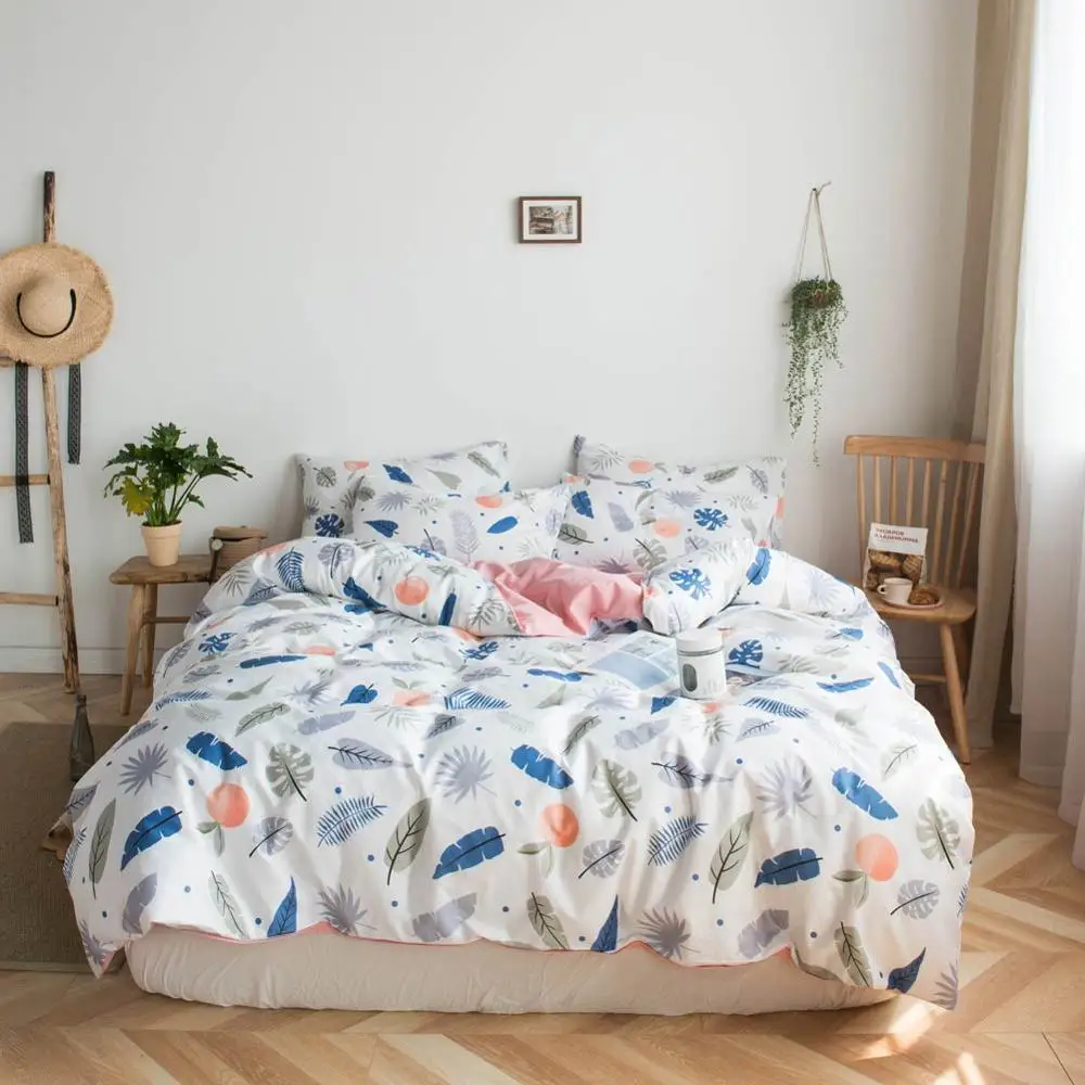 2019 Leaves Feathers Fruits Bed Cover Duvet Cover Set Cotton Bedding Set Bedlinens Twin Queen King Flat Sheet Fitted Sheet
2019 Leaves Feathers Fruits Bed Cover Duvet Cover Set Cotton Bedding Set Bedlinens Twin Queen King Flat Sheet Fitted Sheet