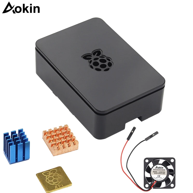 Protective Case For Raspberry Pi Enclosure Cover with Aluminum Heatsink Cooling Fan for Raspberry Pi 3 Model B + Plus,PI 3 / 2
Protective Case For Raspberry Pi Enclosure Cover with Aluminum Heatsink Cooling Fan for Raspberry Pi 3 Model B + Plus,PI 3 / 2