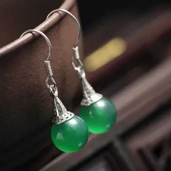 jewelry wholesale silversmith old hand inlaid Chrysoprase Earrings female anti allergy 925 Sterling Silver Earrings
jewelry wholesale silversmith old hand inlaid Chrysoprase Earrings female anti allergy 925 Sterling Silver Earrings
