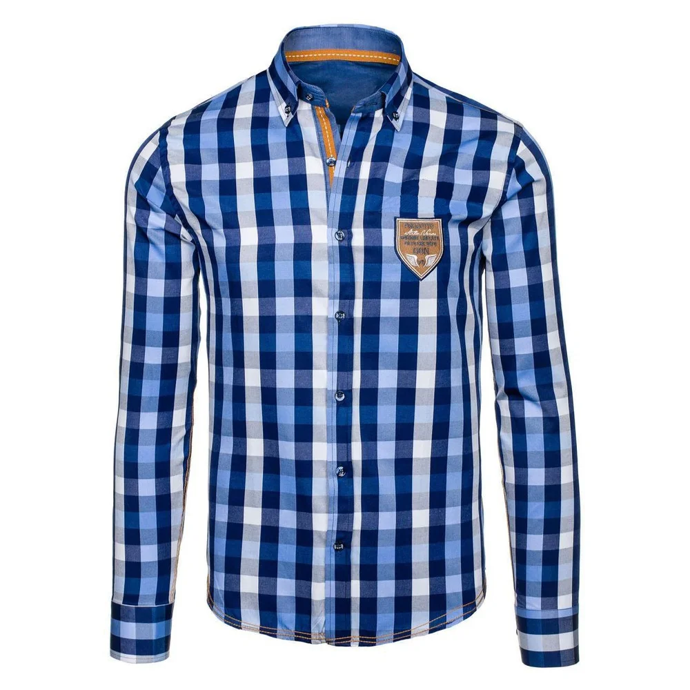 ZOGAA Men Casual Plaid Shirts Long Sleeve Men Business Slim Fit Shirt Men Single Breasted Male Shirts Camisa Masculina
ZOGAA Men Casual Plaid Shirts Long Sleeve Men Business Slim Fit Shirt Men Single Breasted Male Shirts Camisa Masculina
