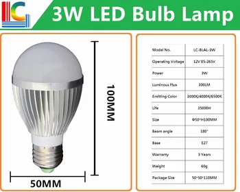 3W 5W 7W 9W 12W 15W 18W 21W LED Bulb Lamp 12V 24V Solar Compatible Home Lighting 110V 220V Dimmable Lights AC85-265V CE RoHS
3W 5W 7W 9W 12W 15W 18W 21W LED Bulb Lamp 12V 24V Solar Compatible Home Lighting 110V 220V Dimmable Lights AC85-265V CE RoHS