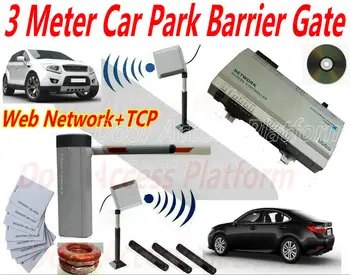 3 Meter Car Barrier Gate Entry+Exit Both Control by Long distance reading Antenna reader+Network Web IP controller kit+Software
3 Meter Car Barrier Gate Entry+Exit Both Control by Long distance reading Antenna reader+Network Web IP controller kit+Software
