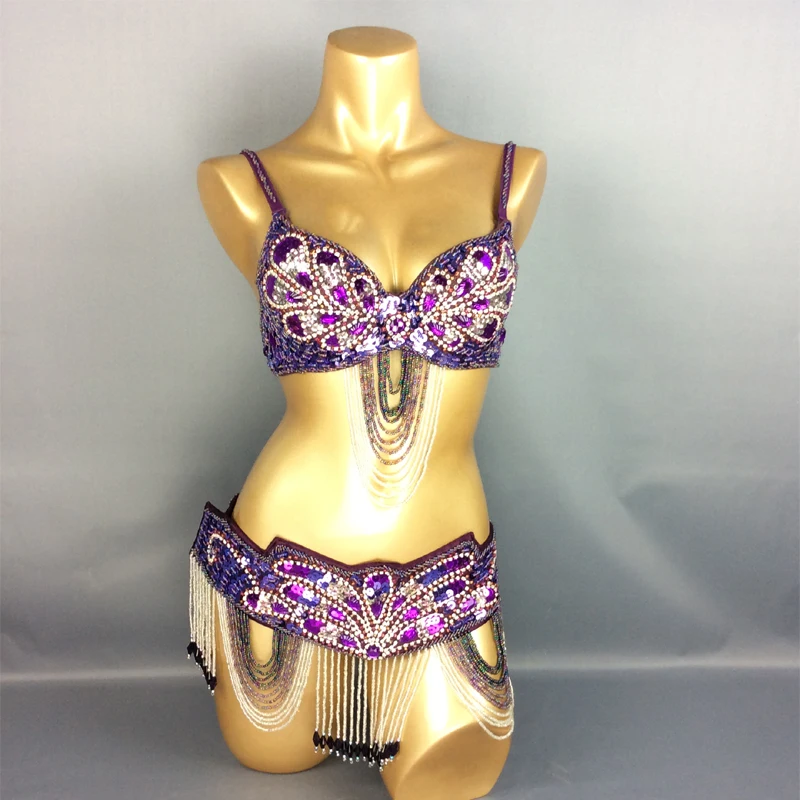 

new design-butterfly women belly dance costume wear BRA+belt 2piece/set ,accept any size 36B/C/D/DD,38B/C/D/DD,40B/C/D/DD,42D/DD