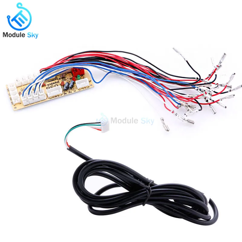 Zero Delay Arcade USB Encoder PC to Joystick Arcade Rocker Circuit Board Control Panel For MAME 2pin + cables
Zero Delay Arcade USB Encoder PC to Joystick Arcade Rocker Circuit Board Control Panel For MAME 2pin + cables