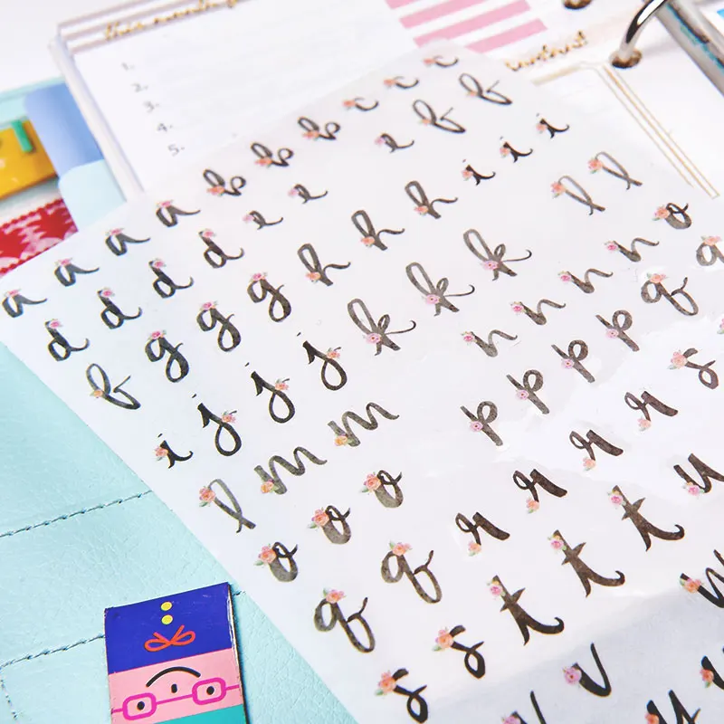 2019 Dokibook Flower Alphabet Stickers Notebook Decorative Sticky Planner Diy Accessories Sticker Stationery School Supplies
2019 Dokibook Flower Alphabet Stickers Notebook Decorative Sticky Planner Diy Accessories Sticker Stationery School Supplies