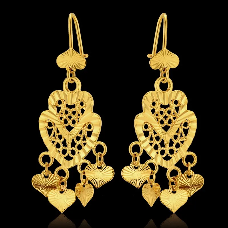 Gold Color Chandelier Love Heart Bohemian Big Drop Dangle Long Earrings For Women Wedding Jewelry Aros Pendientes Colgantes
Gold Color Chandelier Love Heart Bohemian Big Drop Dangle Long Earrings For Women Wedding Jewelry Aros Pendientes Colgantes