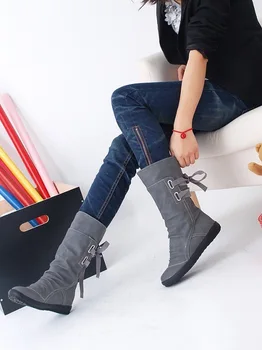 In the hot style for women's shoes buckle tube boot strap Martin boots after 110
In the hot style for women's shoes buckle tube boot strap Martin boots after 110
